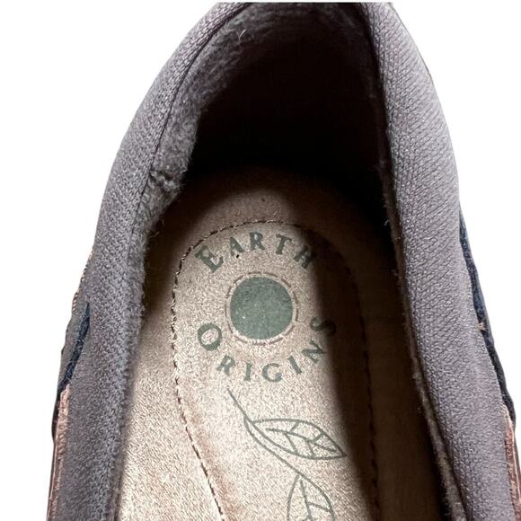 EARTH ORIGINS Leslie Women's 9.5W Leather Slip On Ballet Flats Shoes *READ* - Picture 14 of 16